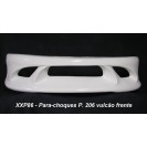 Para-choques Peugeot 206 vulcão frente em fibra