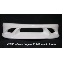 Para-choques Peugeot 206 vulc&atilde;o frente em fibra