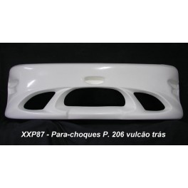 Para-choques Peugeot 206 vulc&atilde;o tr&aacute;s em fibra