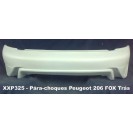 P&aacute;ra-choques Peugeot 206 FOX Tr&aacute;s em fibra