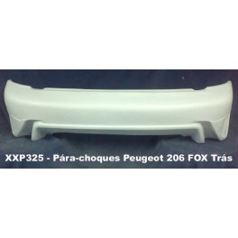 P&aacute;ra-choques Peugeot 206 FOX Tr&aacute;s em fibra