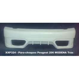 P&aacute;ra-choques Peugeot 206 MODENA Tr&aacute;s em fibra