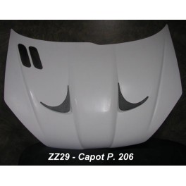 Capot Peugeot 206 em fibra