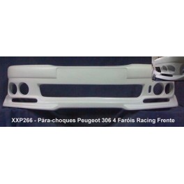 P&aacute;ra-choques Peugeot 306  Racing Frente em fibra