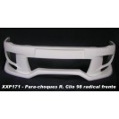 Para-choques Renault Clio 98 Radical Frente em fibra