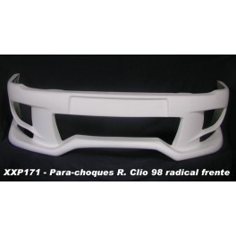 Para-choques Renault Clio 98 Radical Frente em fibra