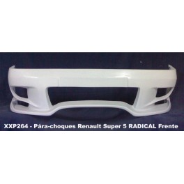 P&aacute;ra-choques Renault Super 5 Radical Frente em fibra