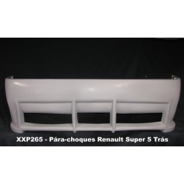 P&aacute;ra-choques Renault Super 5 Tr&aacute;s em fibra