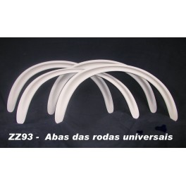 Aba das rodas universais em fibra