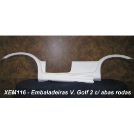 Embaladeiras Golf 2 c/ abas das rodas em fibra