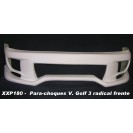 Para-choques Golf 3 radical frente em fibra