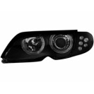 headlights BMW E46 Lim./Tour. 4d 01-03 _ 2 halo rims