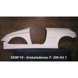 Embaladeiras 206 c/ abas das rodas