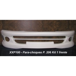 Para-choques Peugeot 206 frente Kit em fibra