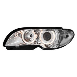 headlights BMW E46 Coup&eacute; 2d 03-06 _ 2 halo rims