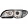 headlights BMW E46 Coupé 2d 03-06 _ 2 halo rims
