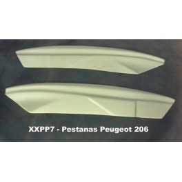Pestanas Peugeot 206 em fibra
