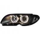 headlights BMW E46 Coup&eacute; 2d 03-06 _ 2 halo rims_black