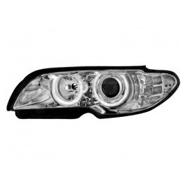 headlights BMW E46 Coup&eacute; 2d 03 _ 2 halo rims