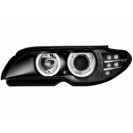 headlights BMW E46 Coup&eacute; 2d 03 _ 2 halo rims