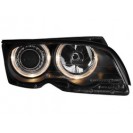 headlights BMW E46/2 Coupe 01-03_2 halo rims_black