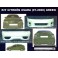 Citroën XSara Phase 1 GREEN KIT em fibra