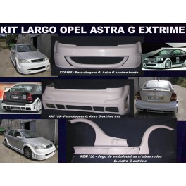 Opel Astra G LARGE KIT em fibra