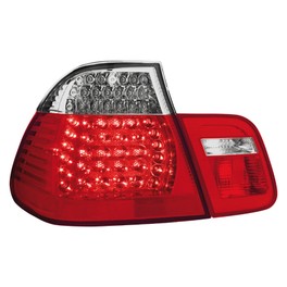 LED taillights BMW E46 4D 02-04 _ red/crystal