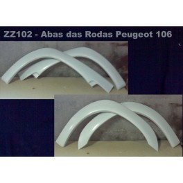 Abas das Rodas Peugeot 106 em fibra