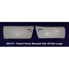 Painel Portas Renault Clio V6 Kit Largo em fibra