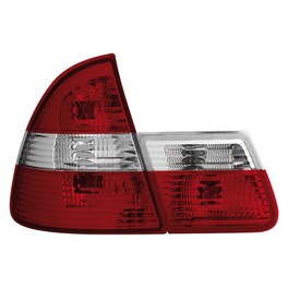 taillights BMW E46 Touring 01-06 _ red/crystal