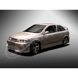  Kit Aerodin&acirc;mico Opel Astra G SAMURAI em fibra