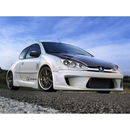Kit de Alargamento Peugeot 206 X_ODOS WIDE em fibra
