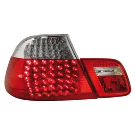LED taillights BMW E46 2D 98-02 _ red/crystal