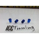 Valvulas de ar universais para jantes em aluminio de cor azul