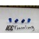 Valvulas de ar universais para jantes em aluminio de cor azul