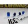 Valvulas de ar universais para jantes em aluminio de cor azul