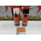 Spray de reparação e pintura + spray de limpeza para bancos de mota e casacos em pele