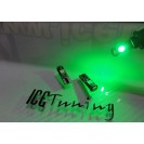 Lampadas em leds Can Bus T10 / w5w Verde Sem Polaridade C/1 Ano De Garantia