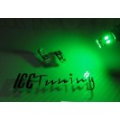 Lampadas em leds Samsung Can Bus T10 / w5w Verde Sem Polaridade C/1 Ano De Garantia