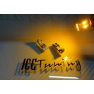 Lampadas em leds Samsung Can Bus T10 / w5w Laranja Sem Polaridade C/1 Ano De Garantia