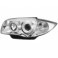 headlights BMW 1 series E87/81 04-09 _ 2 halo rims _ chrome