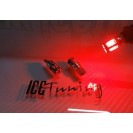 Led Can Bus T10 / w5w Vermelho 2.28W, 280 LUMENS 12-24V Sem polaridade LED SAMSUNG C/1 Ano De Garantia