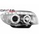 headlights BMW 1 series E87/81 04-09 _ 2 halo rims _ chrome