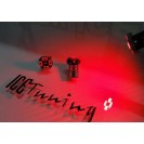 Led Can Bus T10 / w5w Vermelho 2W, 150 LUMENS 12V Sem polaridade LED SAMSUNG, C/1 Ano De Garantia