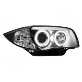 headlights BMW 1 series E87/81 04-09 _ 2 CCFL halo rims