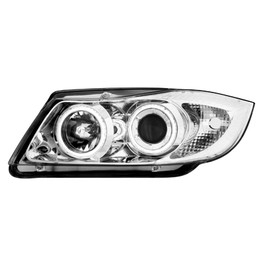 headlights BMW E90 _ 2 halo rims