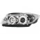 headlights BMW E90 _ 2 halo rims