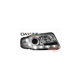 DAYLINE headlights AUDI A4 B5 _drl-optic _ chrome