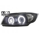 headlights BMW E90 3er_2 CCFL halo rims_black